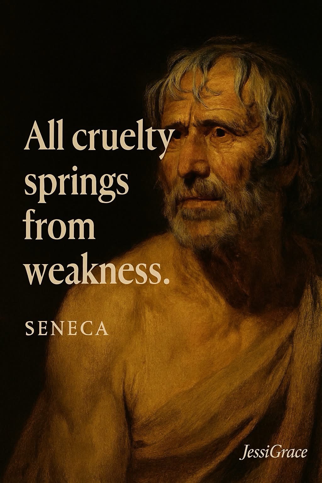 Cruelty rarely begins with strength. It most often begins with&nbsp;weakness.